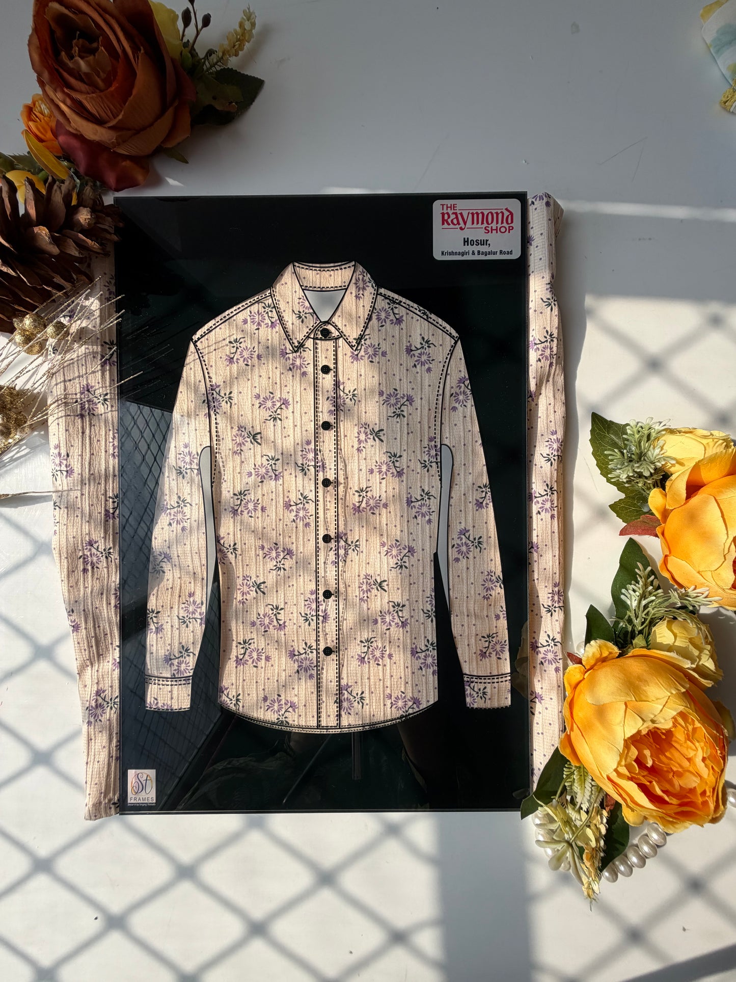 Shirt fabric selector