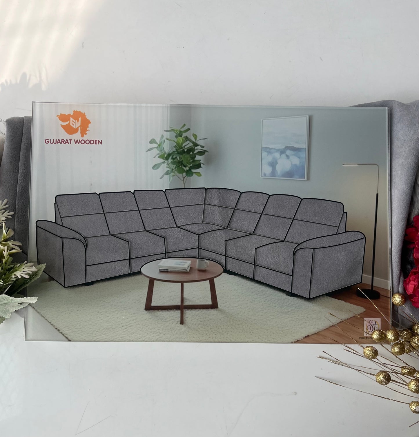 Sofa fabric selector