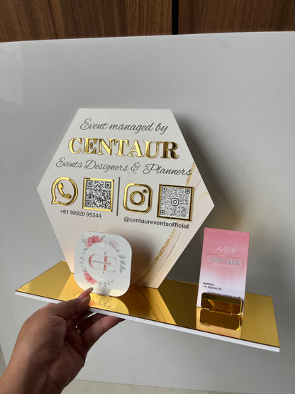 Two Qr Scanner (HEXAGON SHAPE)