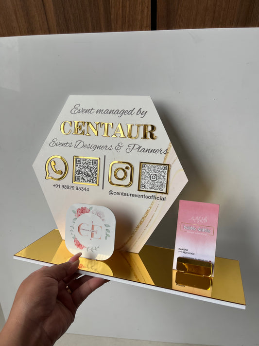 Two Qr Scanner (HEXAGON SHAPE)