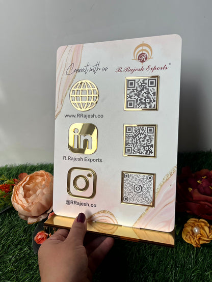 Three qr scanner