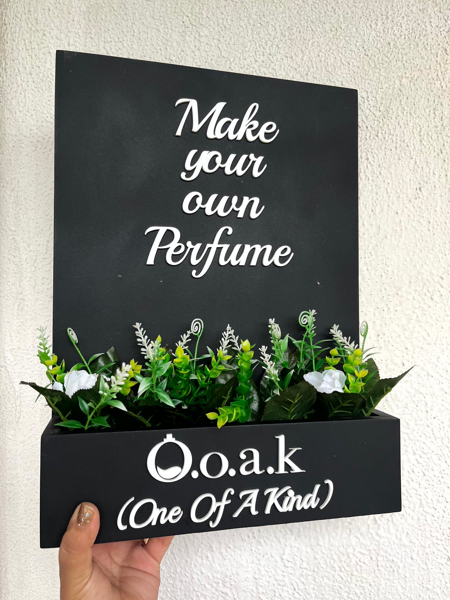 Black Planter Nameplate