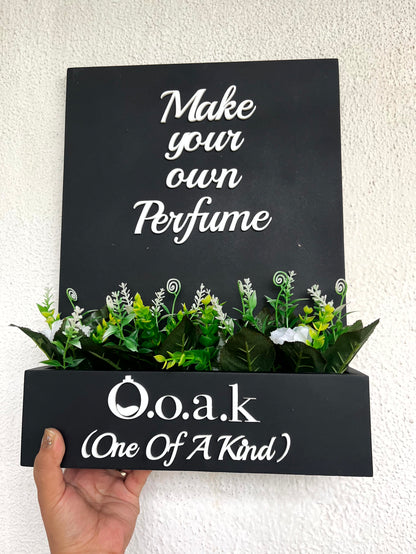 Black Planter Nameplate